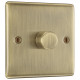 BG Nexus Antique Brass 1 Gang 2 Way Dimmer