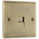 BG Nexus Antique Brass Slave Telephone Socket BG Nexus Antique Brass Slave Telephone Socket