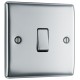 BG Nexus Polished Chrome 1 Gang 2 Way Switch