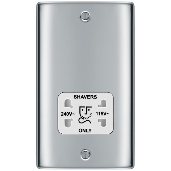 BG Nexus Polished Chrome Shaver Socket