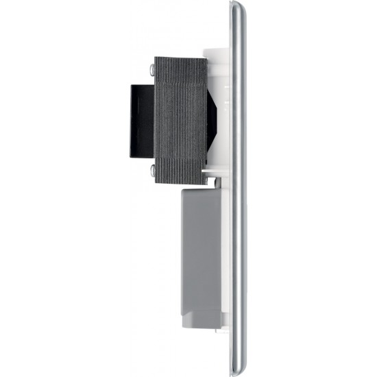 BG Nexus Polished Chrome Shaver Socket BG Nexus Polished Chrome Shaver Socket
