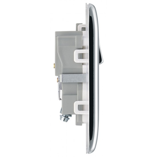 BG Nexus Polished Chrome 1G Switched Socket BG Nexus Polished Chrome 1G Switched Socket