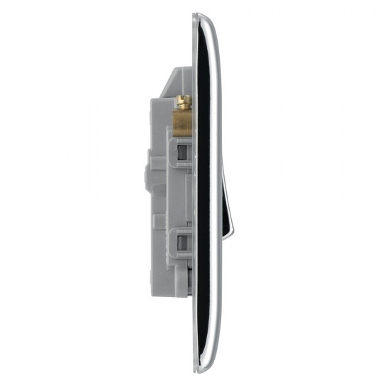 BG Nexus Polished Chrome 20amp DP Switch/Neon BG Nexus Polished Chrome 20amp DP Switch/Neon