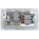 BG Nexus Polished Chrome 45A Cooker Unit c/w Skt./Neon