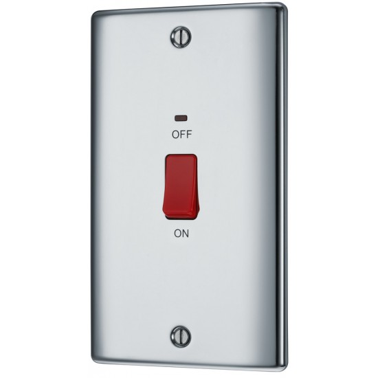 BG Nexus Polished Chrome 45A DP Switch/Neon 2G (Large)