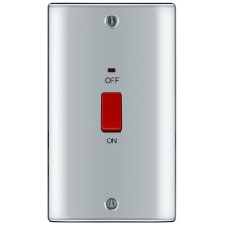 BG Nexus Polished Chrome 45A DP Switch/Neon 2G (Large)