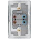 BG Nexus Polished Chrome 45A DP Switch/Neon 2G (Large)