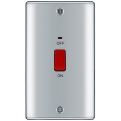 BG Nexus Polished Chrome 45A DP Switch/Neon 2G (Large)