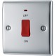 BG Nexus Polished Chrome 45A DP Switch/Neon 1G (Small)