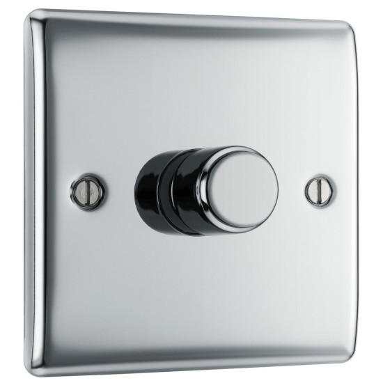 BG Nexus Polished Chrome 1G Dimmer Switch P/P 400w