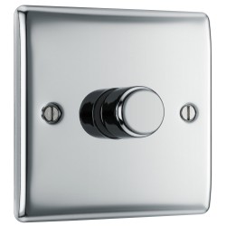 BG Nexus Polished Chrome 1G Dimmer Switch P/P 400w