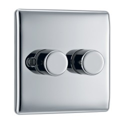 BG Nexus Polished Chrome 2G Dimmer Switch P/P 400w