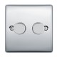 BG Nexus Polished Chrome 2G Dimmer Switch P/P 400w