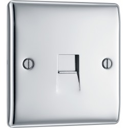 BG Nexus Polished Chrome Master Telephone Socket