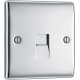 BG Nexus Polished Chrome Slave Telephone Socket