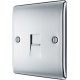 BG Nexus Polished Chrome Slave Telephone Socket