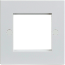 Moulded 1G 2 Module Euro Plate