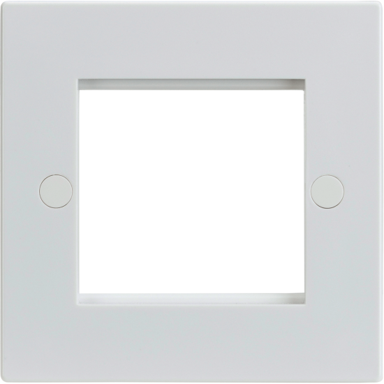 Moulded 1G 2 Module Euro Plate