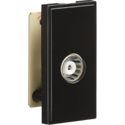Euro Module TV Outlet-Black