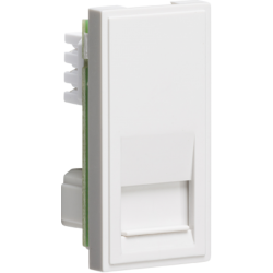 Euro Module Telephone Slave Outlet White
