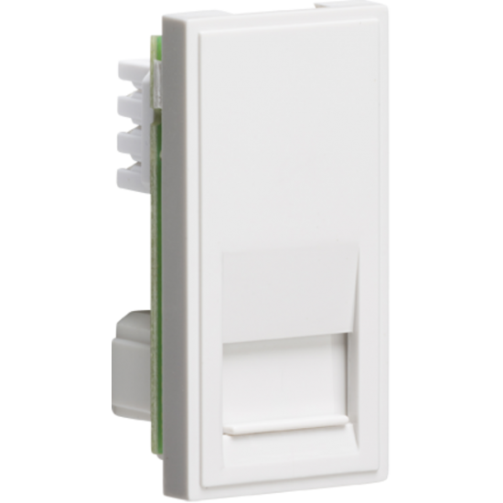 Euro Module Telephone Slave Outlet White