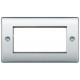 BG Nexus 2G 4 Module Euro Plate Polished Chrome