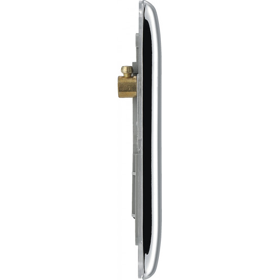 BG Nexus 1G 1 Module Euro Plate Polished Chrome BG Nexus 1G 1 Module Euro Plate Polished Chrome