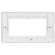 BG Nexus 2G 4 Module  Euro Plate-White (8EMR4)