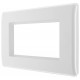 BG Nexus 2G 4 Module  Euro Plate-White (8EMR4)