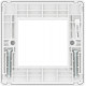 BG Nexus 1G 2 Module  Euro Plate-White (8EMS2)