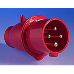 415V 4P 16amp Plug-Red