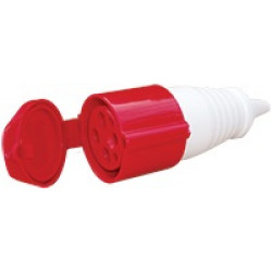 415V 4P 16amp Coupler-Red