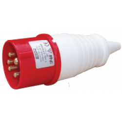 415V 5P 16amp Plug-Red