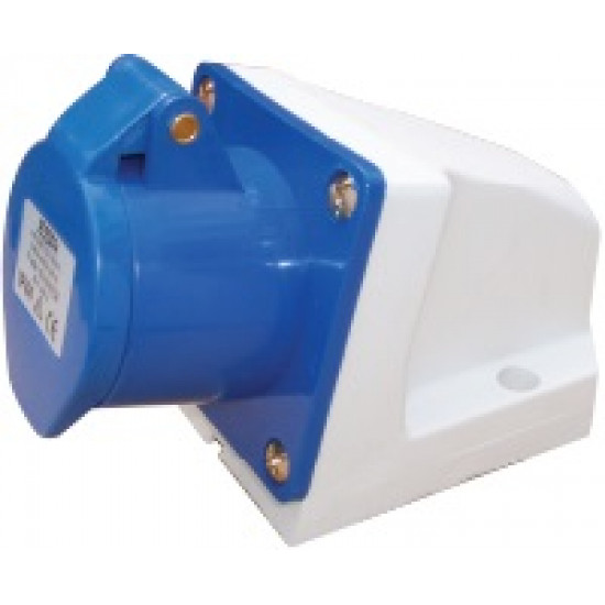 240V 3P 32amp Socket-Blue