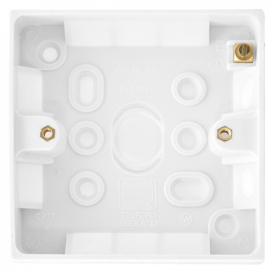 BG 16mm 1G Surface Box (903) BG 16mm 1G Surface Box (903)