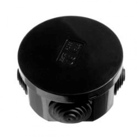 65x35mm IP44 Circular Box-Black 65x35mm IP44 Circular Box-Black