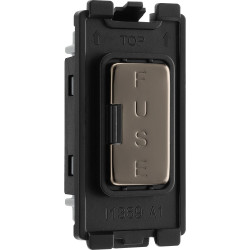 BG Nexus Black Nickel Grid Fuse Unit