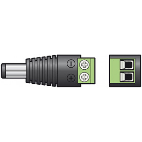 2.1m DC Plug-Screw Terminals Male 2.1m DC Plug-Screw Terminals Male