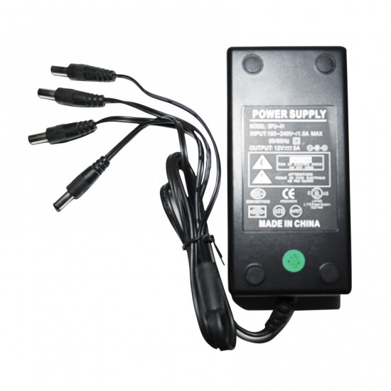 CCTV 4 Way In-Line PSU 3amp (Un-Earthed)