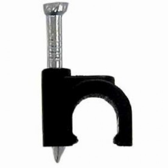 4.5mm Round Clips-Black (Per 100) 4.5mm Round Clips-Black (Per 100)