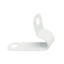 Plastic Coated P Clips 7.4-7.9mm (Per50) White