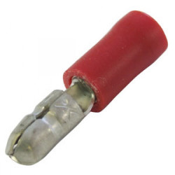 1.5mm Cable Terminal (Per100) Red M/Bullet