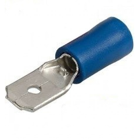 2.5mm Cable Terminal (Per100) Blue Male 2.5mm Cable Terminal (Per100) Blue Male