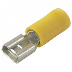 6.0mm Cable Terminal (Per 100) Yellow Female