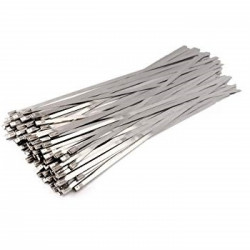 4.8 x 300mm Stainless Steel Cable Ties (Per100)