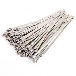 4.8 x 200mm Stainless Steel Cable Ties (Per100)