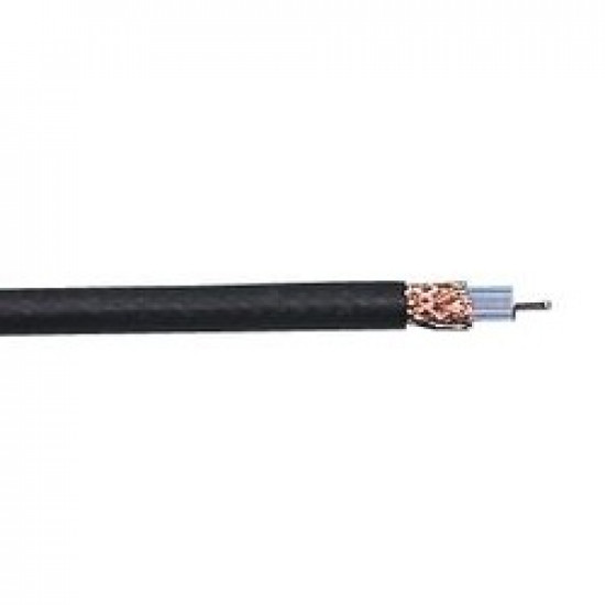 RG6U Co-Axial Cable 1m Black