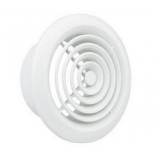 100mm Internal Circular Fan Grille White 100mm Internal Circular Fan Grille White