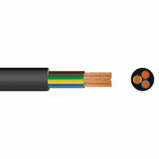 1.0mm 3183TRS (3 Core) 1m Black 1.0mm 3183TRS (3 Core) 1m Black