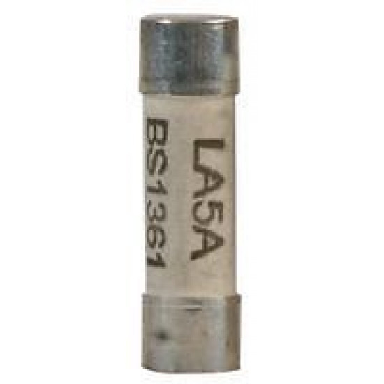 BS1361 Consumer Unit Fuse 5amp (LA5) BS1361 Consumer Unit Fuse 5amp (LA5)